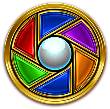 A colorful circular logo with a pearl in center
Description automatically generated